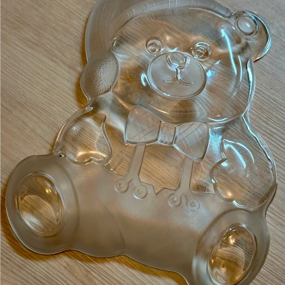 Mikasa Crystal Holiday Bear Platter 11.5” Serving Tray Made in Japan – Cute Deco - Picture 11 of 16